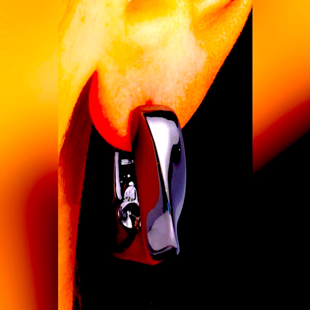 🔥🔲🔥 “ASYMMETRICAL ADVOCATE” BLACK HOOPS-HINGE EARRINGS ~ PAPARAZZI❗️🔥🔲🔥